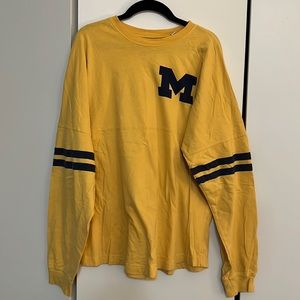 University of Michigan vintage style long sleeve